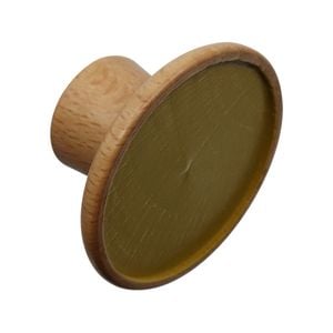 Adoored 45mm Mustard Round Cabinet Knob - 2 Pack