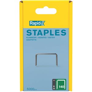 Rapid 6mm 140 Series Staples - 5000 Pack