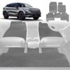 6D Diamond Car Floor Mats for Chery OMODA 5 2023-Current-Full Set-Grey-Outback GT