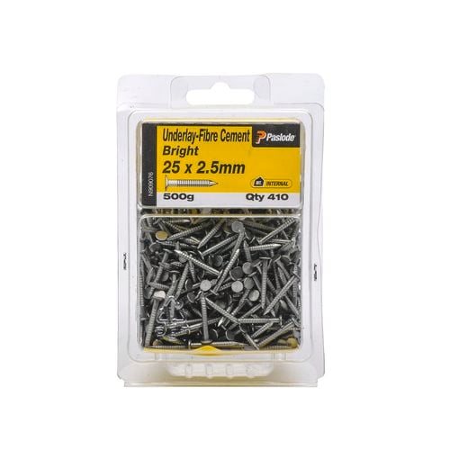 Paslode 25 x 2.5mm 500g Underlay Cement Nails 410 Pack Bunnings Australia