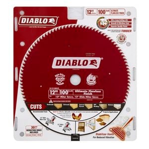 Diablo 305mm 12" 100 Teeth Ultimate Flawless Finish Circular Saw Blade