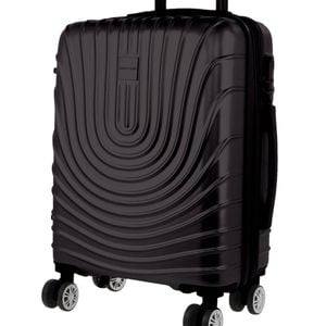 Pierre Cardin Cabin Hard-shell Suitcase Travel Luggage Bag 54cm/48l Black