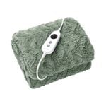 Dreamaker Luxury Faux Fur Heated Throw 160x130cm Leaf