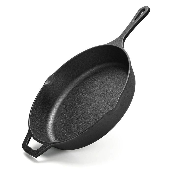 Fissman Non-Stick Cast Iron Frying Pan with Helper Handle 26cm