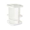 Carla Home 360 Rotating Large Capacity Makeup Organizer (white)