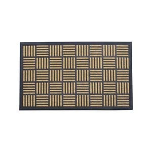 Axton 750 x 450mm Bali Inlay Parquet Pattern Door Mat