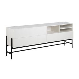 Modern Furniture MOGEN Sideboard  Buffet 185cm - White & Black
