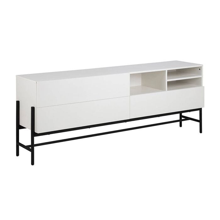 Modern Furniture MOGEN Sideboard  Buffet 185cm - White & Black