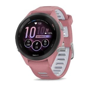 Garmin Forerunner 265s Black Bezel W/light Pink Case/powder Grey
