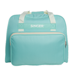 Singer Sewing Machine Carry Case Multicolour Universal Canvas Tote Bag With Multiple Storage Pockets For Accessories - Teal