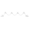 Amalfi Rexley Candle Holder White 73x8x11cm