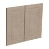 Kaboodle 600mm Raw Board Heritage Medium Rangehood Doors - 2 Pack