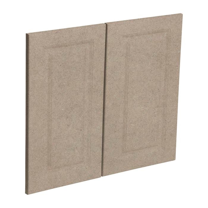 Kaboodle 600mm Raw Board Heritage Medium Rangehood Doors - 2 Pack