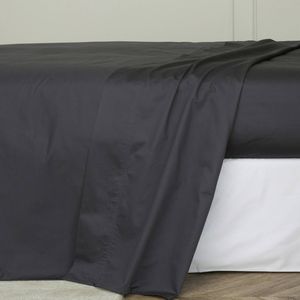 Bedding Co. Flat Sheet 1200TC Egyptian Cotton Charcoal King