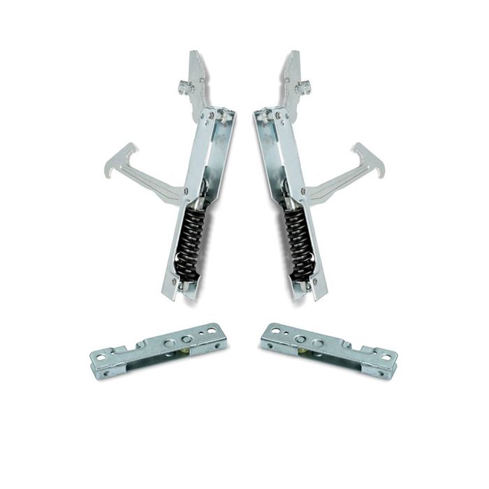 Oven Door Hinges Complete Kit Assembly With Supports 931330461KIT, suits Smeg