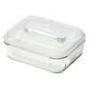 Glasslock 24cm Glass Handy Food Container w/ Insert/Lid Kitchen Storage White