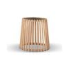 Modern Furniture LYNNA Side Table  50x48cm Solid Wood - Oak
