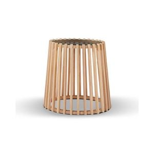 Modern Furniture LYNNA Side Table  50x48cm Solid Wood - Oak