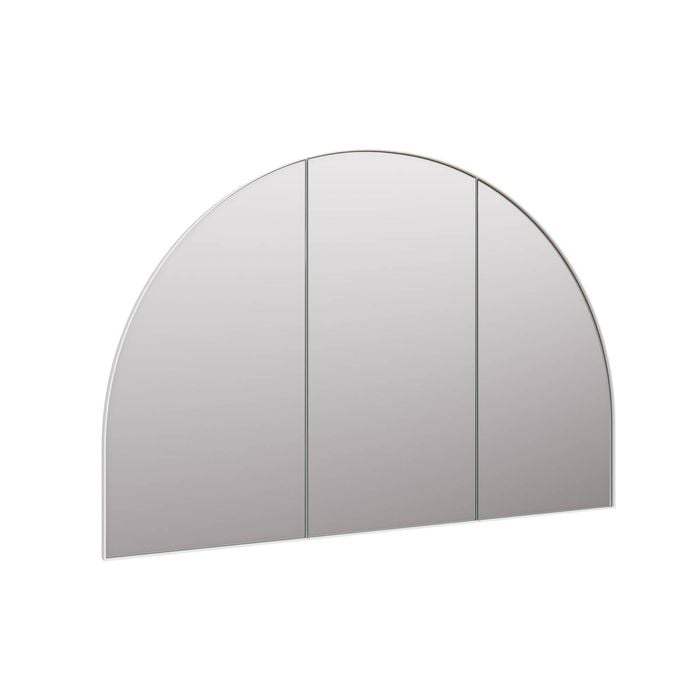Future Glass Aria Arch Mirror Cabinet | 800 x 1200mm - White