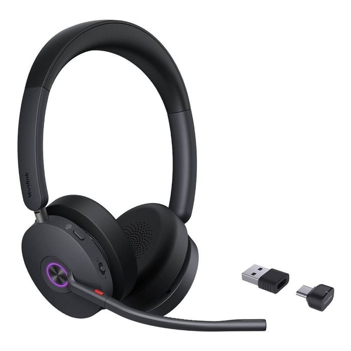 Yealink Bh74 Teams Usb-c/a Bluetooth Headset, Active Noise Cancellatio, Acoustic Shield, Wireless Range 50 M