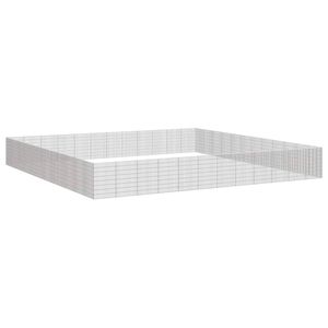 vidaXL Free Range Animal Enclosure Pet Playpen Run 48-Panel Galvanised Iron