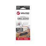 VELCRO Brand 20.3 x 12cm Black Mountable Cable Sleeves - 2 Pack