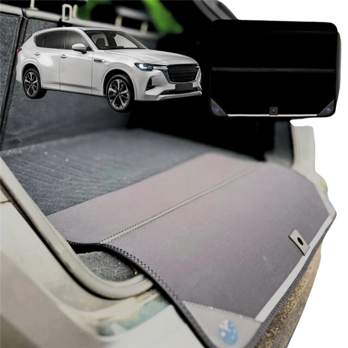 Rear Cargo Boot Bumper Protector for Mazda CX-60 2022 - Current (KH) - XL (98 x 55) - Black