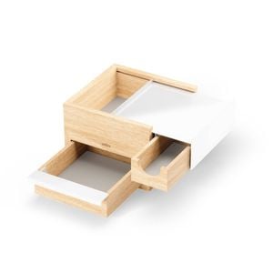 Umbra Stowit Mini Storage Box White & Natural15.2x17x11.2cm