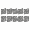 SOGA Peel & Stick Floor and Wall Tiles 30 x 30cm 10 Pack Grey Faux Marble