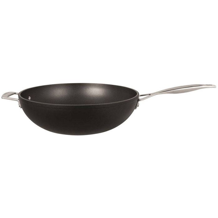 Pyrolux Ignite 32cm Aluminium Non-Stick Wok w/ Handle Induction Round Black
