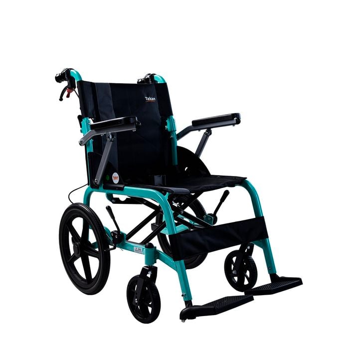 Livingstone Folding Transit Wheelchair Lightweight Aluminium 100kg Capacity
