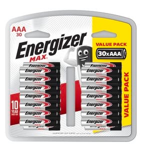 Energizer Max AAA Battery - 30 Pack