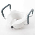 Q-Assist 150kg Weight Rating Raised Toilet Seat and Handrail