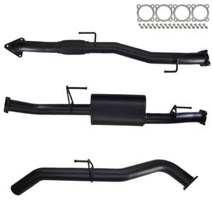 Ignite Exhausts Dump Pipe Back For Nissan D40 Navara V6 V9x Stx550 Turbo 3" Muffler 409 Stainless Steel