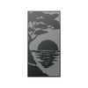 Walpix 1800 x 900 x 2.0mm Perforated Aluminium Decorative Screen Flat Profile Sunset - Charcoal