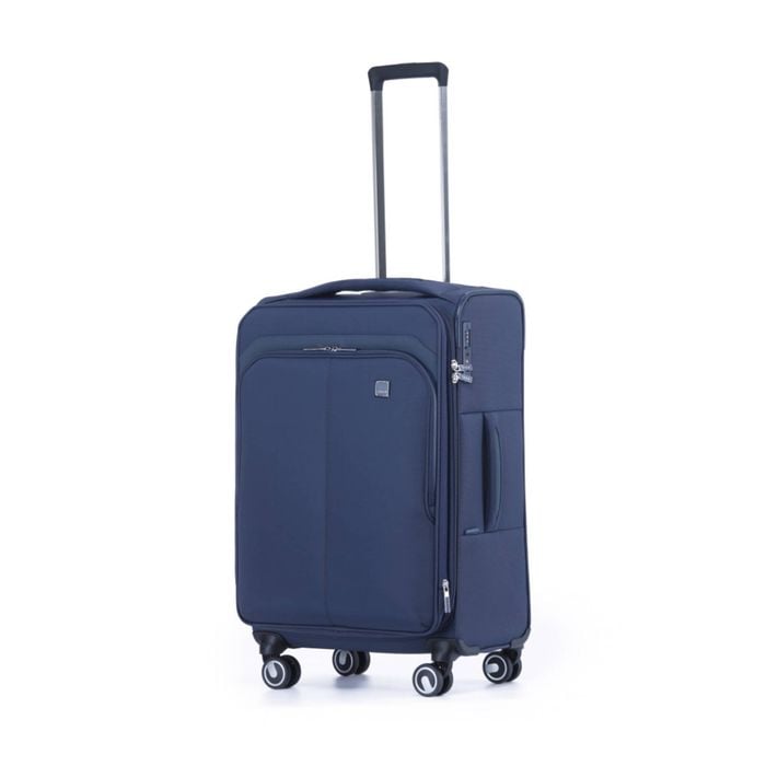 Tosca Grange Medium Lockable Trolley Travel Suitcase/luggage Indigo Blue 84l