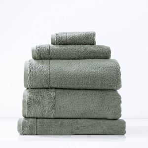 5pc Renee Taylor Aireys 650GSM Zero Twist Towel Set Agave