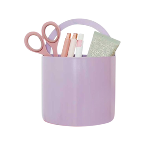 Growme Melbourne 60MM x 115MM x158 MM Lilac Archie Desk Caddy