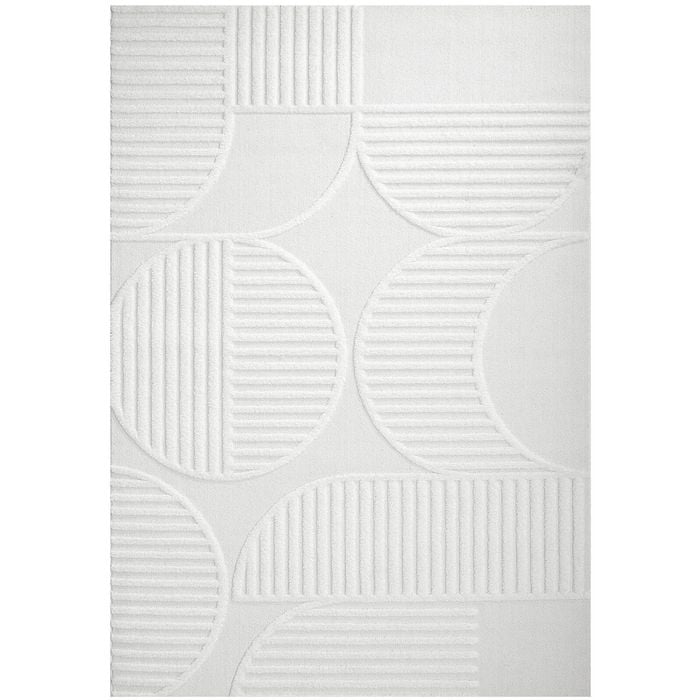 The Rug Connection Skye Leo Off White 330x240cm - Extra Large Pet Friendly Indoor Floor Rug