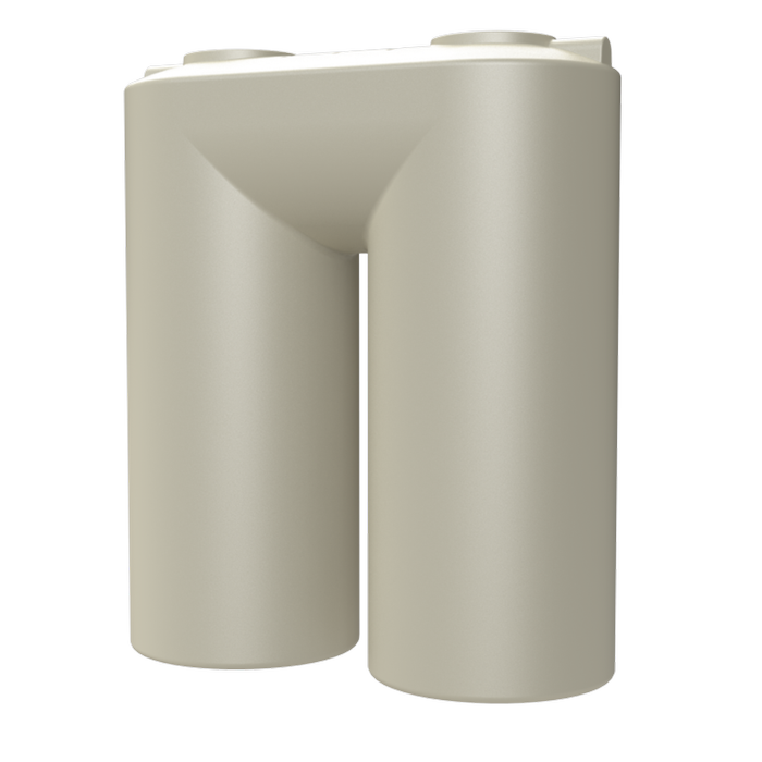 Melro Tanks 7510L Slimline Poly Water Tank - Smooth Cream
