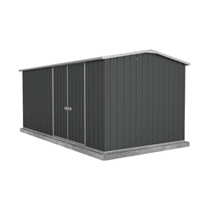 Absco Sheds 4.48 x 2.26 x 2.0m Monument Workshop Double Door Garden Shed