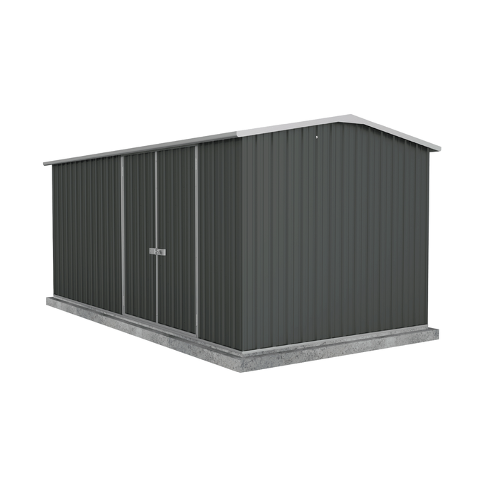 Absco Sheds 4.48 x 2.26 x 2.0m Monument Workshop Double Door Garden Shed