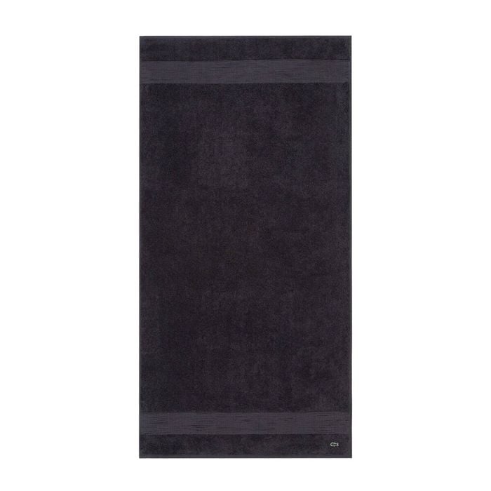 Lacoste LLECROCO Soft Organic Cotton Bath Towel Bitume 70x140cm