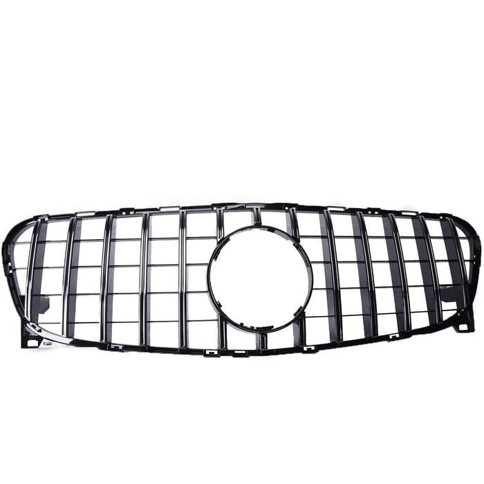Chrome Black Gt Bumper Grille Grill Fits For Mercedes-benz Gla X156 2018-2020