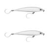 2x Rapala 12cm Saltwater X Rap Long Cast Shallow Minnow Fish Lures - Ghost