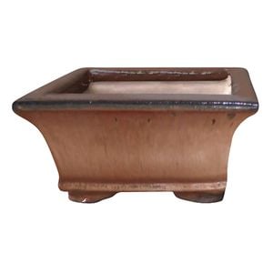 Northcote Pottery 9 x 9 x 5cm Extra Small Copper Square Izumi Bonsai Pot