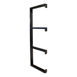RapidHome 900 x 40 x 328mm Black Bremen 4 Shelf Wall Bracket