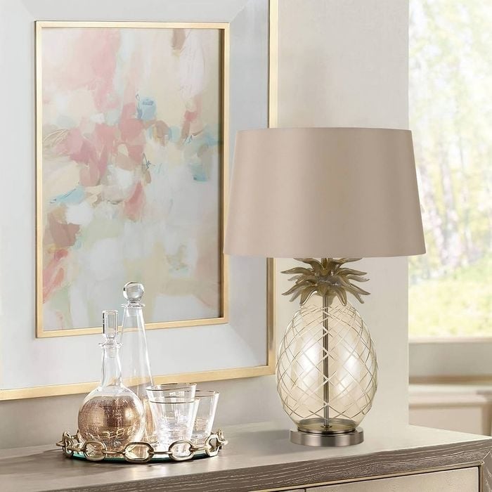 Telbix Champagne/Cream Ananas Table Lamp
