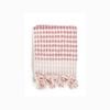 Miss April Pompom Turkish Cotton Hand Towel Pink Clay