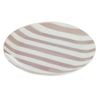 Emporium Lulu Glass Stripe Plate - Medium
